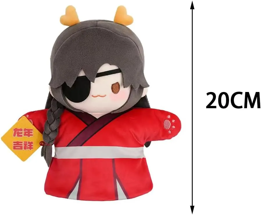 Anime Xie Lian Soft Figure Hand Puppet Gift Hua Cheng Figure Throw Pillow Anime Hug Pillow