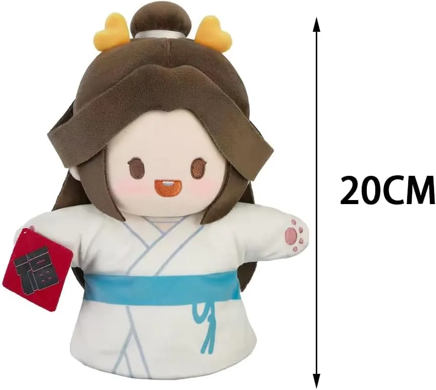 Anime Xie Lian Soft Figure Hand Puppet Gift Hua Cheng Figure Throw Pillow Anime Hug Pillow