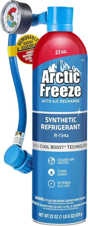 Arctic Freeze Ultra Synthetic Automotive Refrigerant 134A - 22 OZ