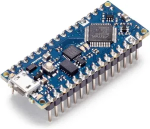 Arduino Nano Every with headers [ABX00033] – Compact ATmega4809 Microcontroller with Micro USB, 20 Digital I/O, 6 Analog Inputs, and Easy Prototyping for DIY Projects