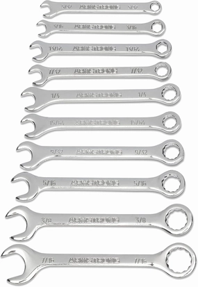 Armstrong 10 Piece SAE Midget Combo Wrench Set - ABT25-600