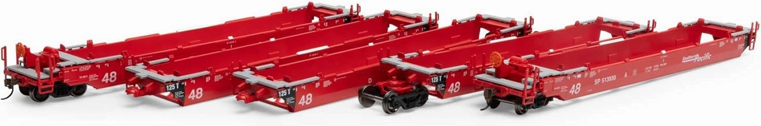 Athearn HO Maxi-III Well Cars SP #513930 5 ATH98939 HO Rolling Stock