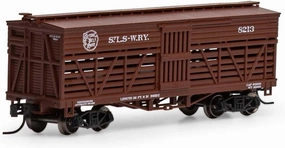 Athearn N 36' Old Time Stock Car SSW #8213 ATH5247 N Rolling Stock