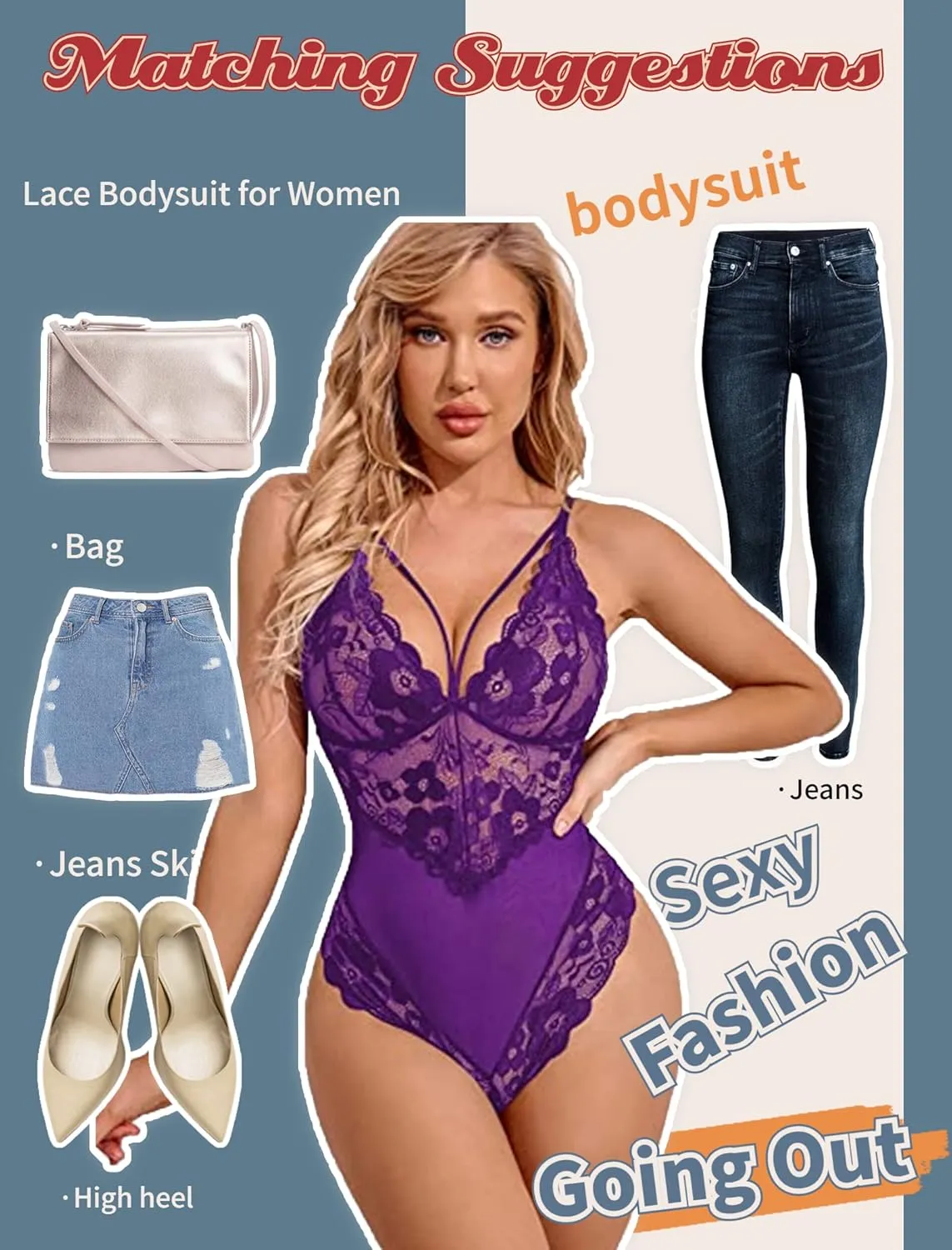 Avidlove Womens Snap Crotch Lingerie Lace Teddy One Piece Babydoll Sexy Mini Bodysuit