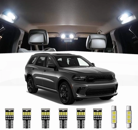 AWALITED 15pcs Durango Interior LED Lights Kit Super Bright LED Map Dome Light Bulbs for 2011 2012 2013 2014 2015 2016 2017 2018 2019 2020 Dodge Durango All Models