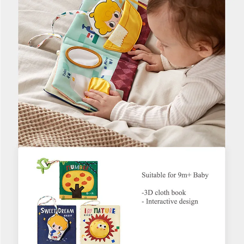 Babycare Baby Cloth Book - 3 Sizes