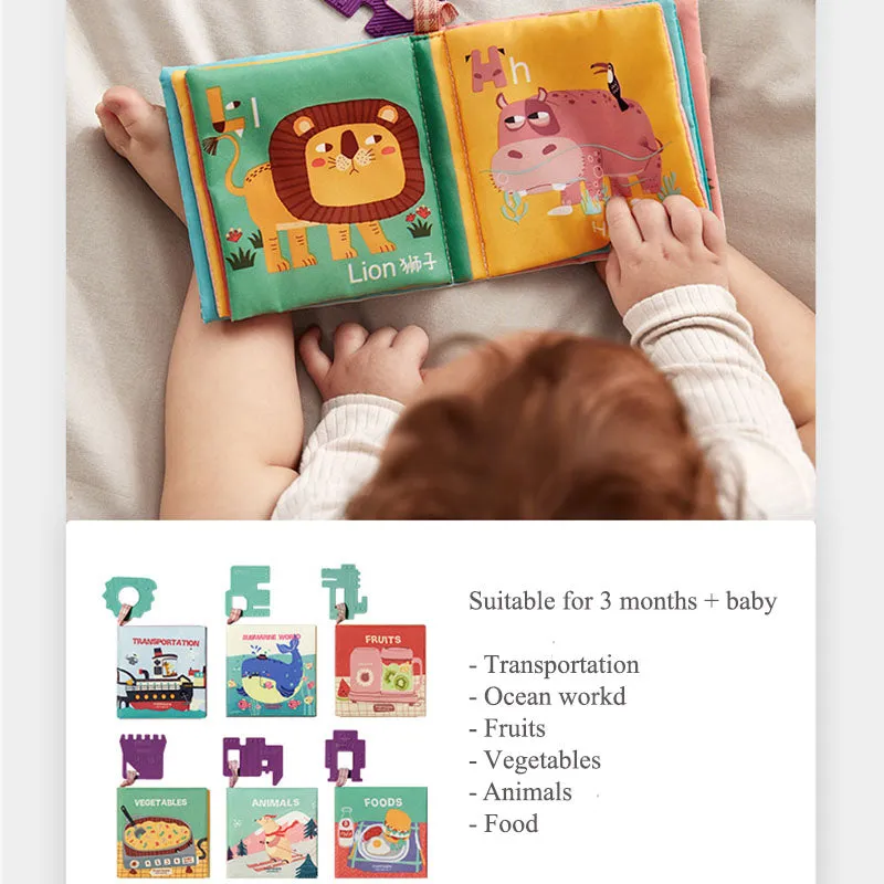 Babycare Baby Cloth Book - 3 Sizes