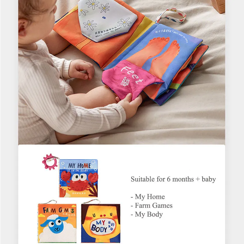 Babycare Baby Cloth Book - 3 Sizes