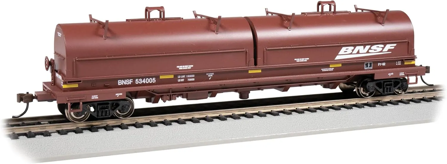 Bachmann Trains - 55' Steel CAR with Coil Load - BNSF #534005 - HO Scale