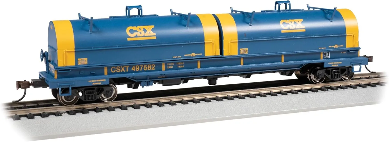 Bachmann Trains - 55' Steel CAR with Coil Load - CSX® #497582 - HO Scale
