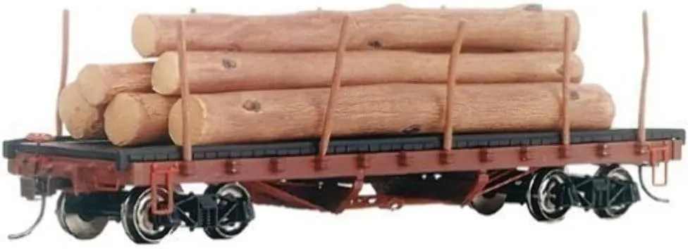 Bachmann Trains - ACF 40’ log car with logs (1906-1935) - HO Scale