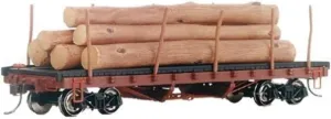 Bachmann Trains - ACF 40’ log car with logs (1906-1935) - HO Scale