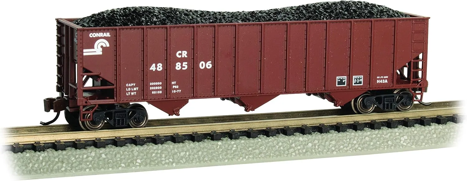 Bachmann Trains - Bethlehem Steel 100-TON 3-Bay Hopper - Conrail #488506 - N Scale
