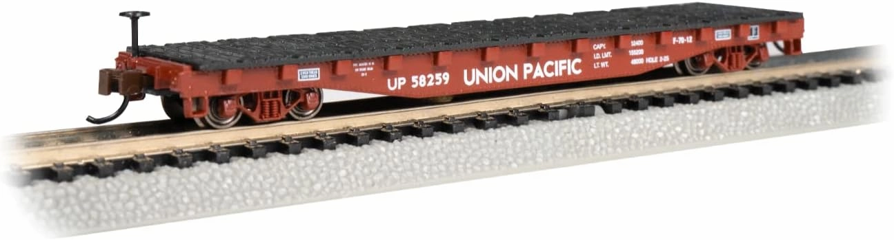 Bachmann Trains - 52' Flat CAR - Union Pacific® #58259 - N Scale