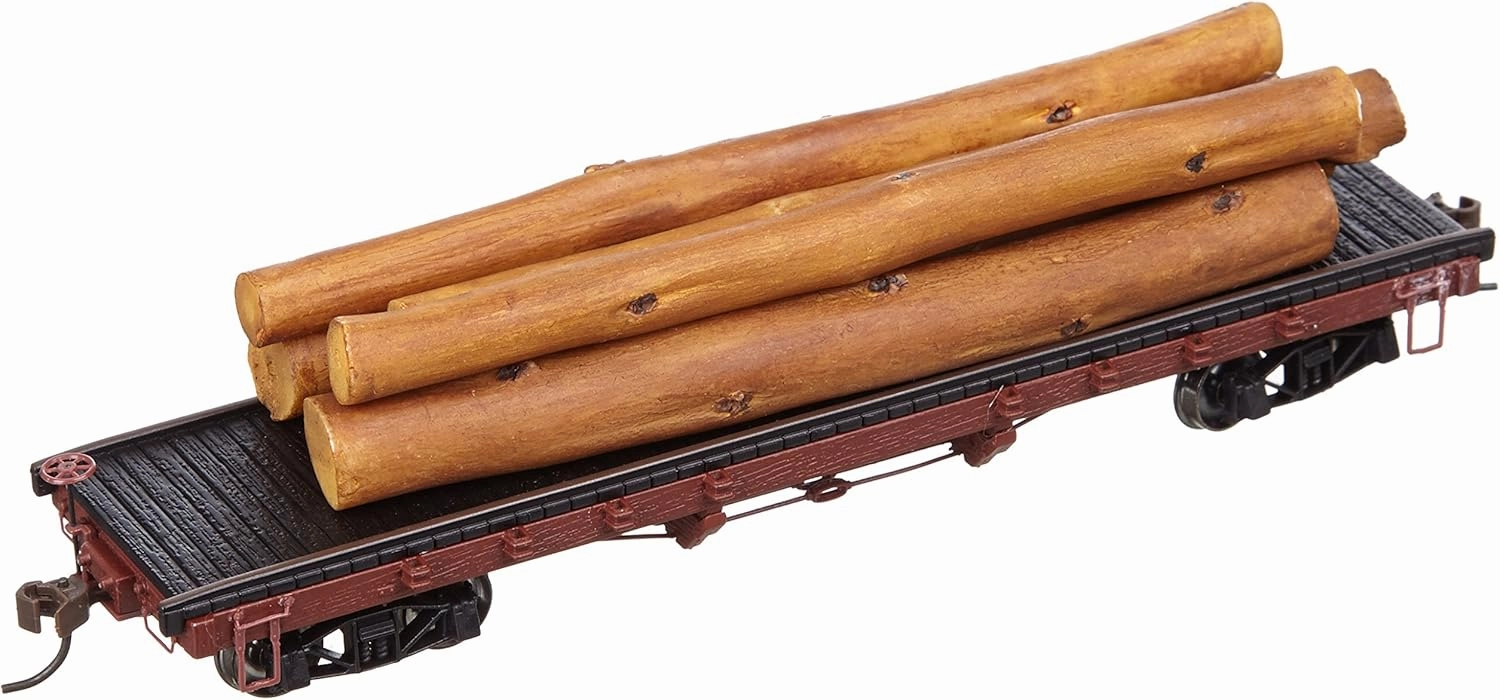 Bachmann Trains - ACF 40’ log car with logs (1935-1960) - HO Scale