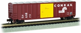 Bachmann Trains - ACF 50'-6" Outside BRACED Sliding Door Box CAR -Conrail - N Scale