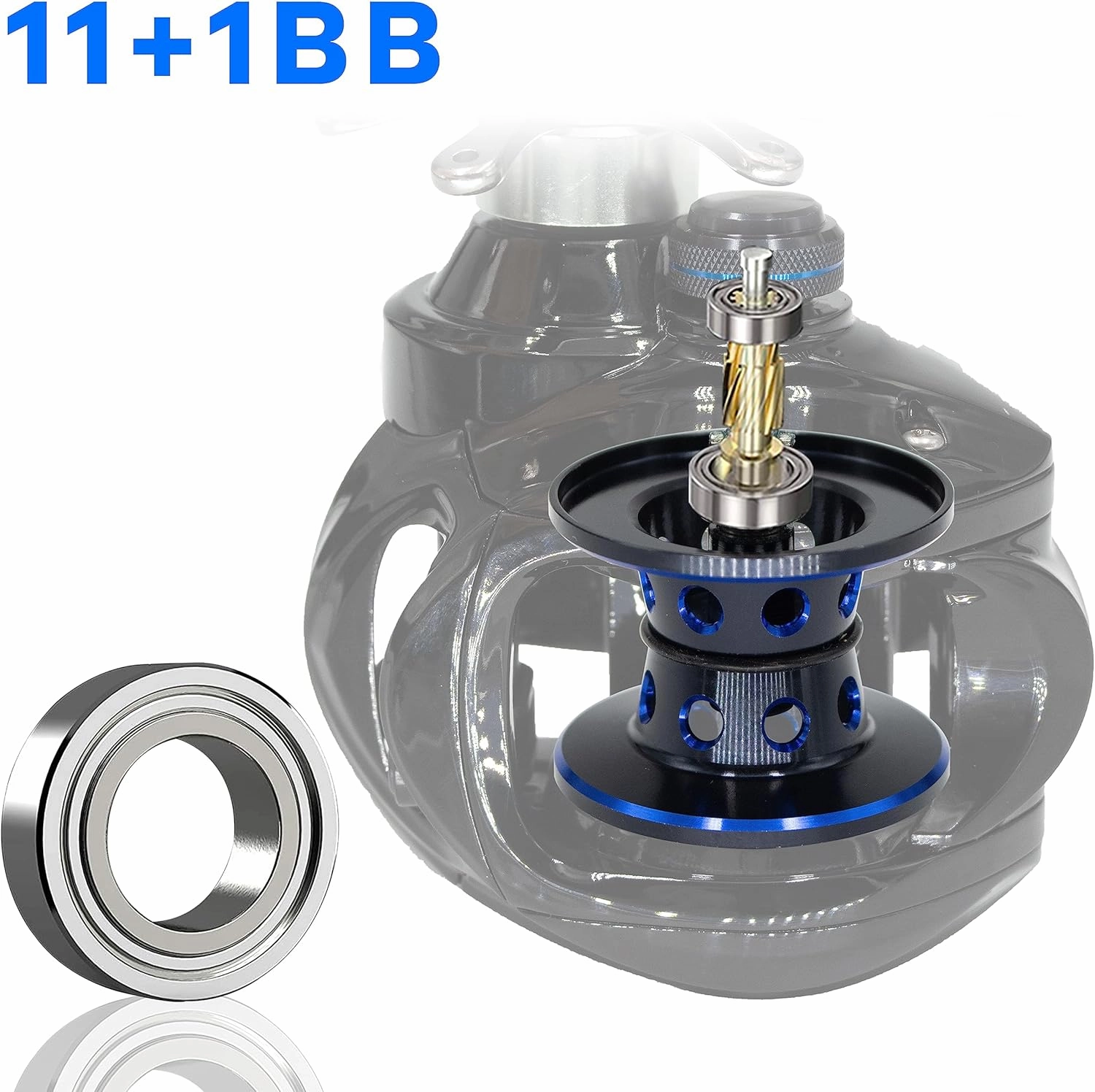 Baitcaster Reel Ultra-Light Baitcasting Fishing Reel, 7.0:1 Gear Ratio, 12.12LB Drag Magnetic Brake, Smooth 11 1BB, Freshwater & Saltwater and Affordable Low Profile Bait Caster Reel