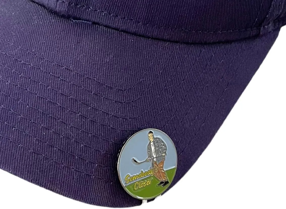 Balanced Co. Funny Golf Hat Clip with Enamel Magnetic Ball Marker
