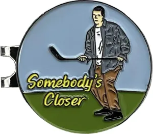 Balanced Co. Funny Golf Hat Clip with Enamel Magnetic Ball Marker