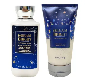 Bath & Body Works Dream Bright 2 Piece Gift Set - Body Lotion and Body Scrub
