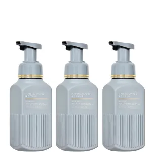 Bath and Body FRESH AND BRIGHT Hand Soaps - Set of 3 Gentle Foaming/Gel Soaps (Marine Waves & Citrus)