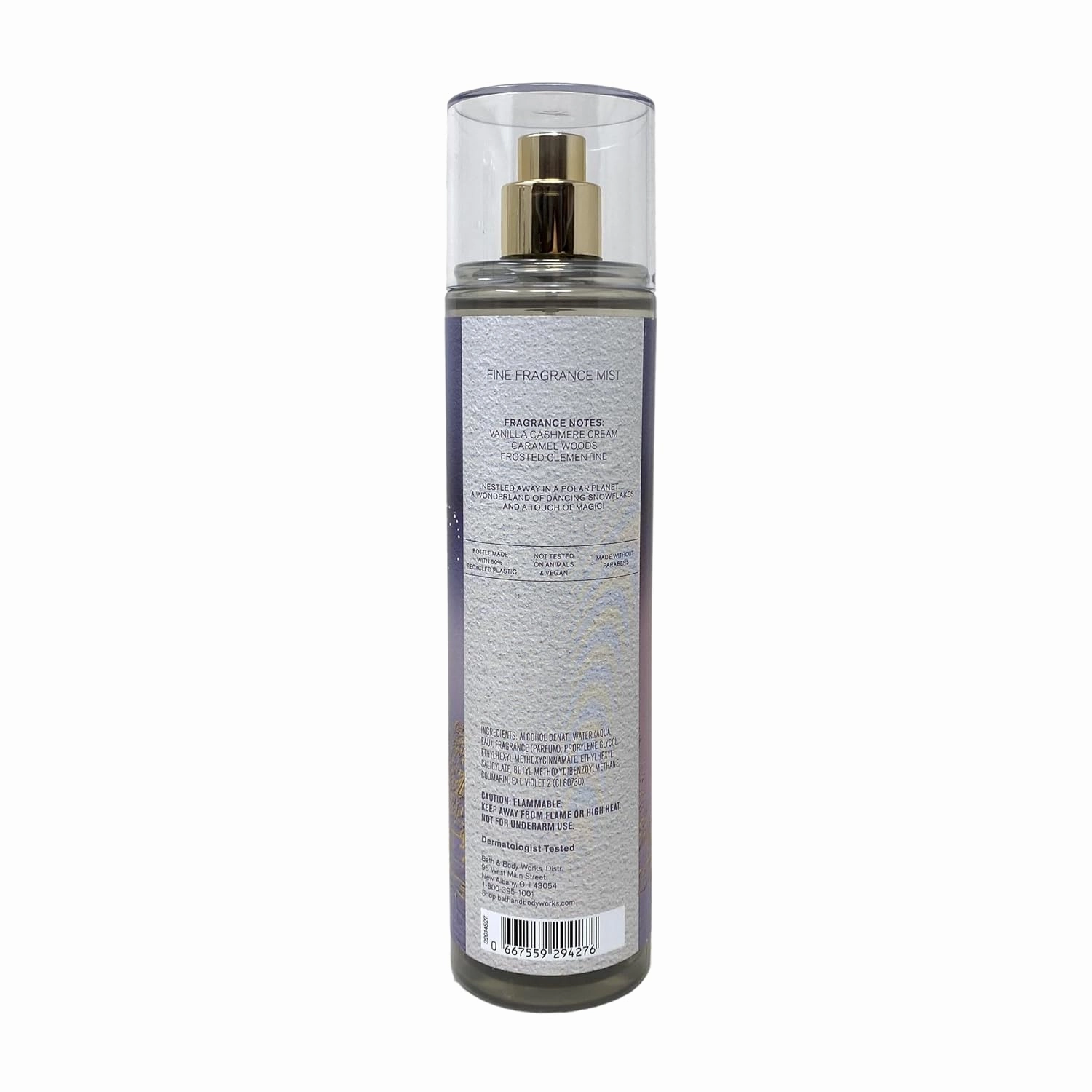 Bath & Body Works Fragrance Gift Sets (Snowflakes Cashmere Mist - Cream)