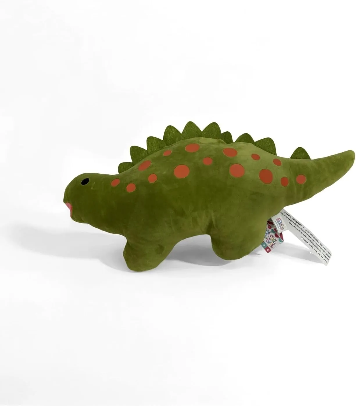 BB FUN HOUSE Dinosaur Pillow Plush, Stuffed Animal Birthday Gift Dino Decorative Throw Pillow for Kids Teens Adult Room Decor Soft Plushie Toy, Green