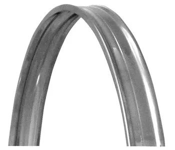 BD hoop - Metal CHROME 22 in 1 5/8 in wide