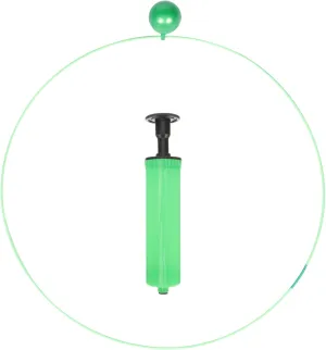 BESPORTBLE 1 Set Underwater Diving Ring and Float Ball with Air Inflator for Swimming Training Fun Pool Games and Beach Activities and Easy to Grip