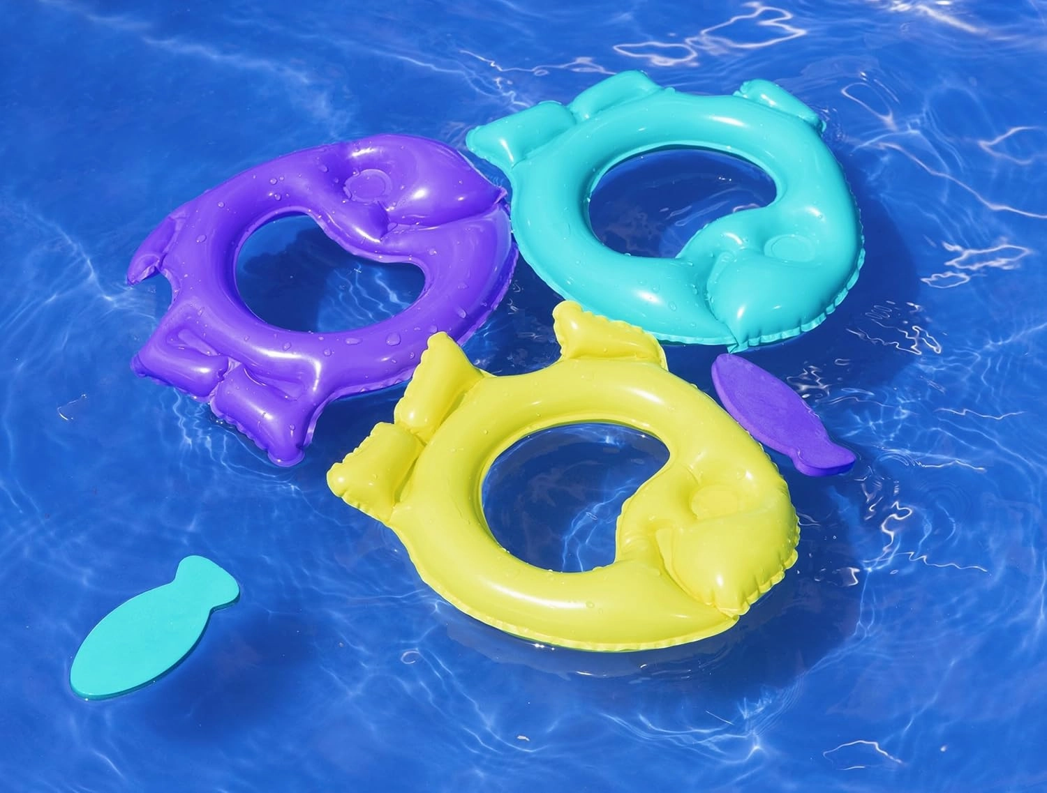Bestway H2OGO! Polar Pals Kids Inflatable Water Play Center (53" x 51.5" x 28.5") | Outdoor Summer Pool Toy for Children Ages  2