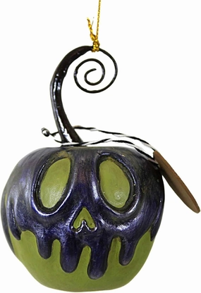 Bethany Lowe Designs - Green Apple with Purple Poison Ornament Mini - LA2055