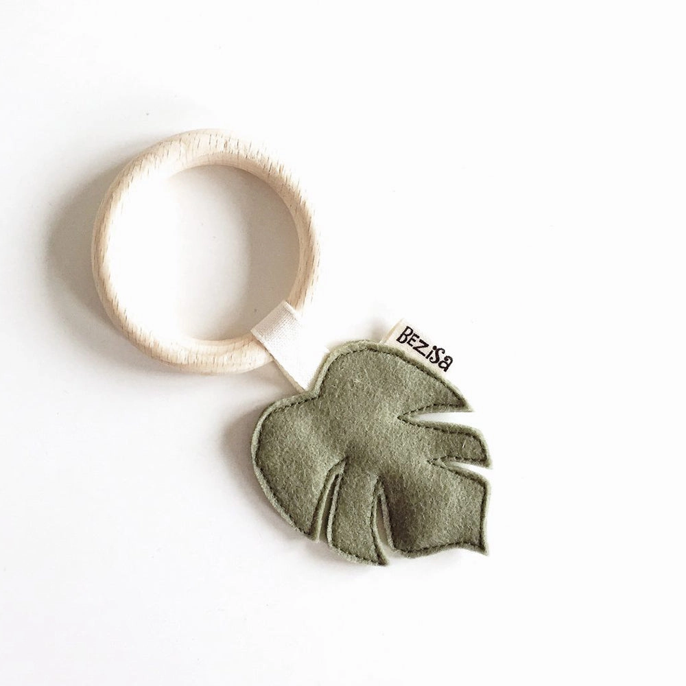 BEZISA LEAF TEETHER PISTACHIO