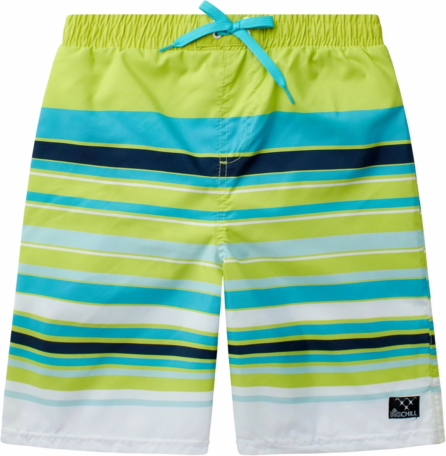 Big Chill Boys Rash Guard Set - 2 Piece UPF 50  Quick Dry Short Sleeve Swim Shirt and Swim Trunks for Boys (Sizes: 4-14)
