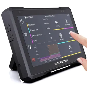 BIGTREETECH Pad 7 Klipper Touch Screen 7 Inch 3D Printing Smart Pad Open-Source Klipper-preloaded with BTT CB1 for Ender-3 V2 Upgrade to Klipper, Compatible with CM4