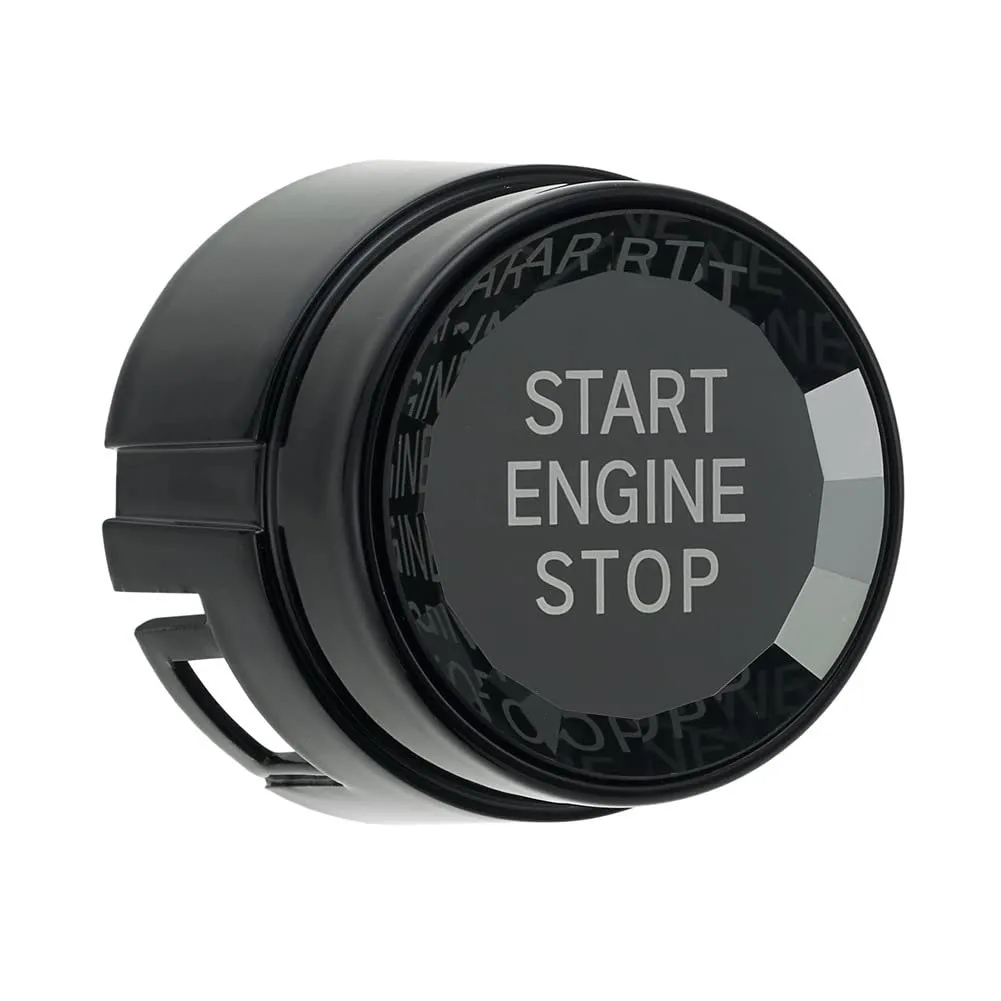 Black Car Engine Start Button Replace Cover Stop Switch Accessories Key Decoration for BMW 5/6/7 Series F01 F02 F10 F11 F12 2009-2013