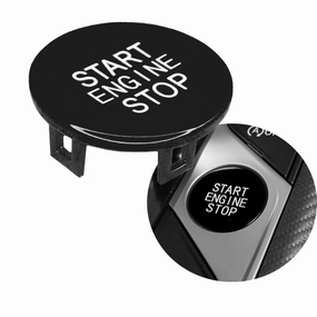 Black Car Start Engine Stop Switch Ignition Button Replacement for BMW 1 2 3 4 8 X5 X6 X7 Z4 Series F40 F44 G20 G22 G14 G05 G06 G29