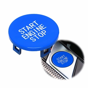 Blue Car Start Engine Stop Switch Ignition Button Replacement for BMW 1 2 3 4 8 X5 X6 X7 Z4 Series F40 F44 G20 G22 G14 G05 G06 G29