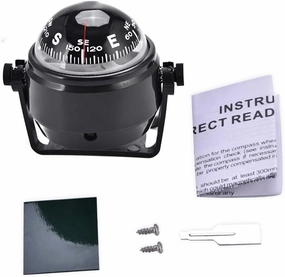 Boat Compsss?Black Electronic Adjustable Marine Ball Night Vision for Boat Vehicle