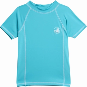 Body Glove Boys Swim Shirt - UPF 50  UV Sun Protection Quick Dry Short Sleeve Rash Guard for Boys Surf Swimwear (Sizes: 5-14)