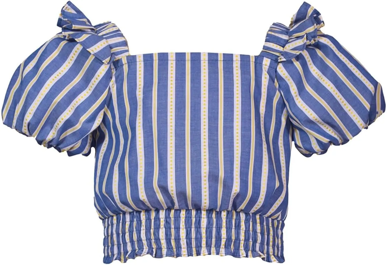 Bonnie Jean Girls 4-16 Summer Poplin Top Cropped Pant Set