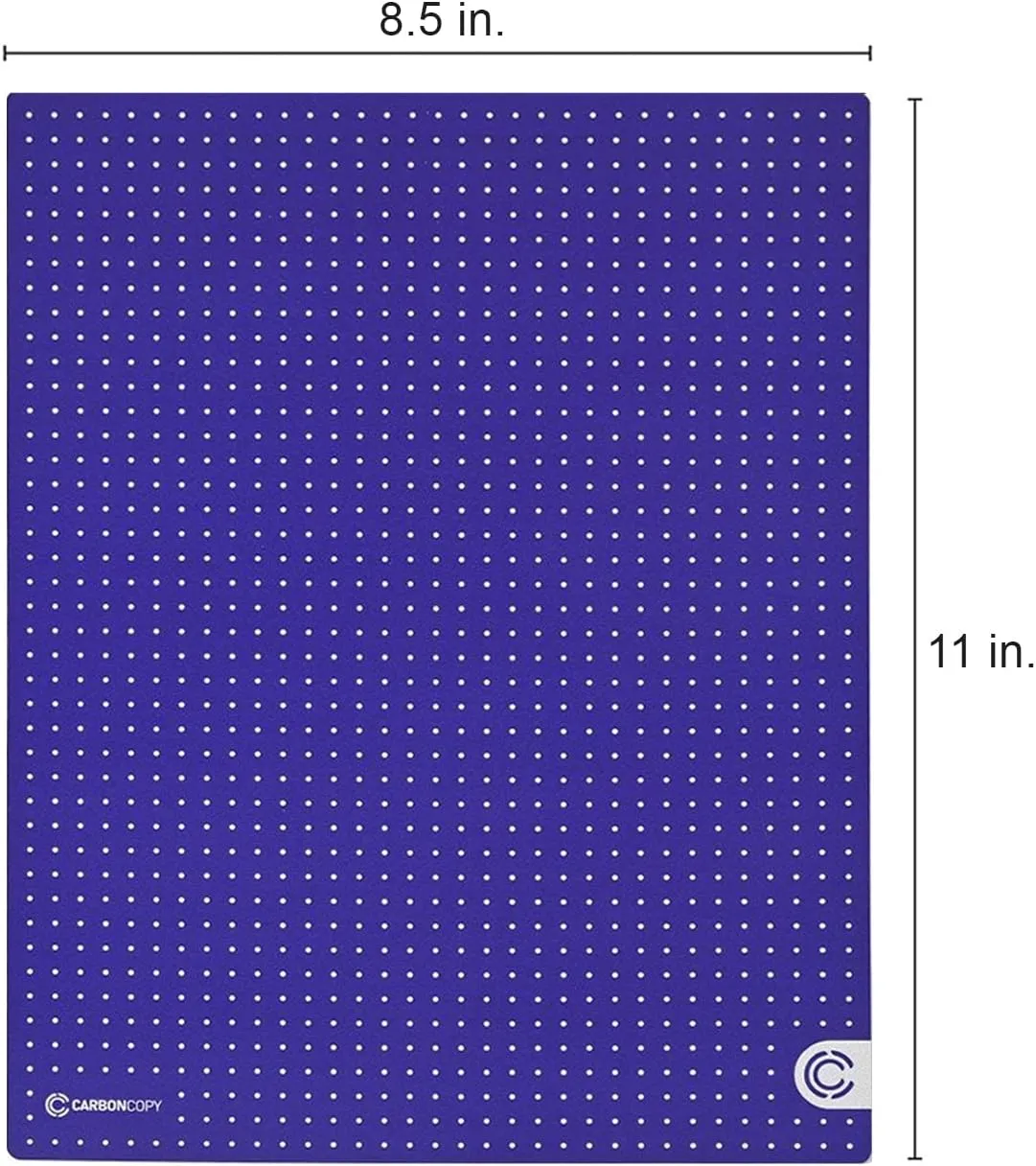 Boogie Board Blackboard Smart Pen (Carbon Copy) Templates, Letter Size 8.5”x11” - Dot Grid