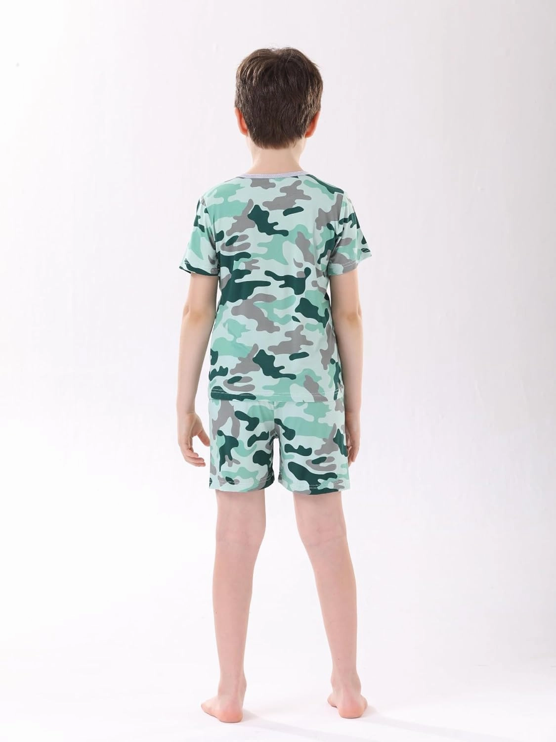 Bow Dream Rayon Bamboo Toddler Boys Outfits Baby Boy Clothing Sets Short Sleeve T-Shirt and Shorts