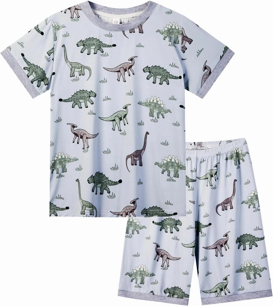 Bow Dream Rayon Bamboo Toddler Boys Outfits Baby Boy Clothing Sets Short Sleeve T-Shirt and Shorts