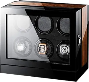 Box with Clockwise Or Anticlockwise Switch - Silent Motor Movement, Black Finish (Size : 8203-) ()