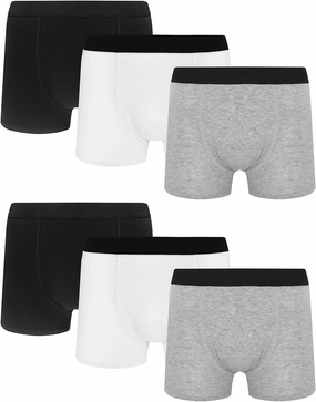 Boys' Boxer Briefs Shorts Kids Cotton Underwear Size 8 10 12 14 16,6-Pack Soft Waistband 8-16T 1603