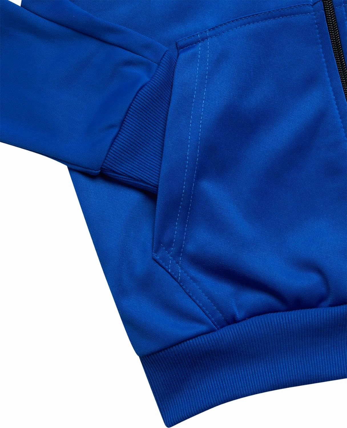 Boys' Tricot Jogger Set - 2 Piece Active Performance Zip-Up Tracksuit Set (Size: 4-18)