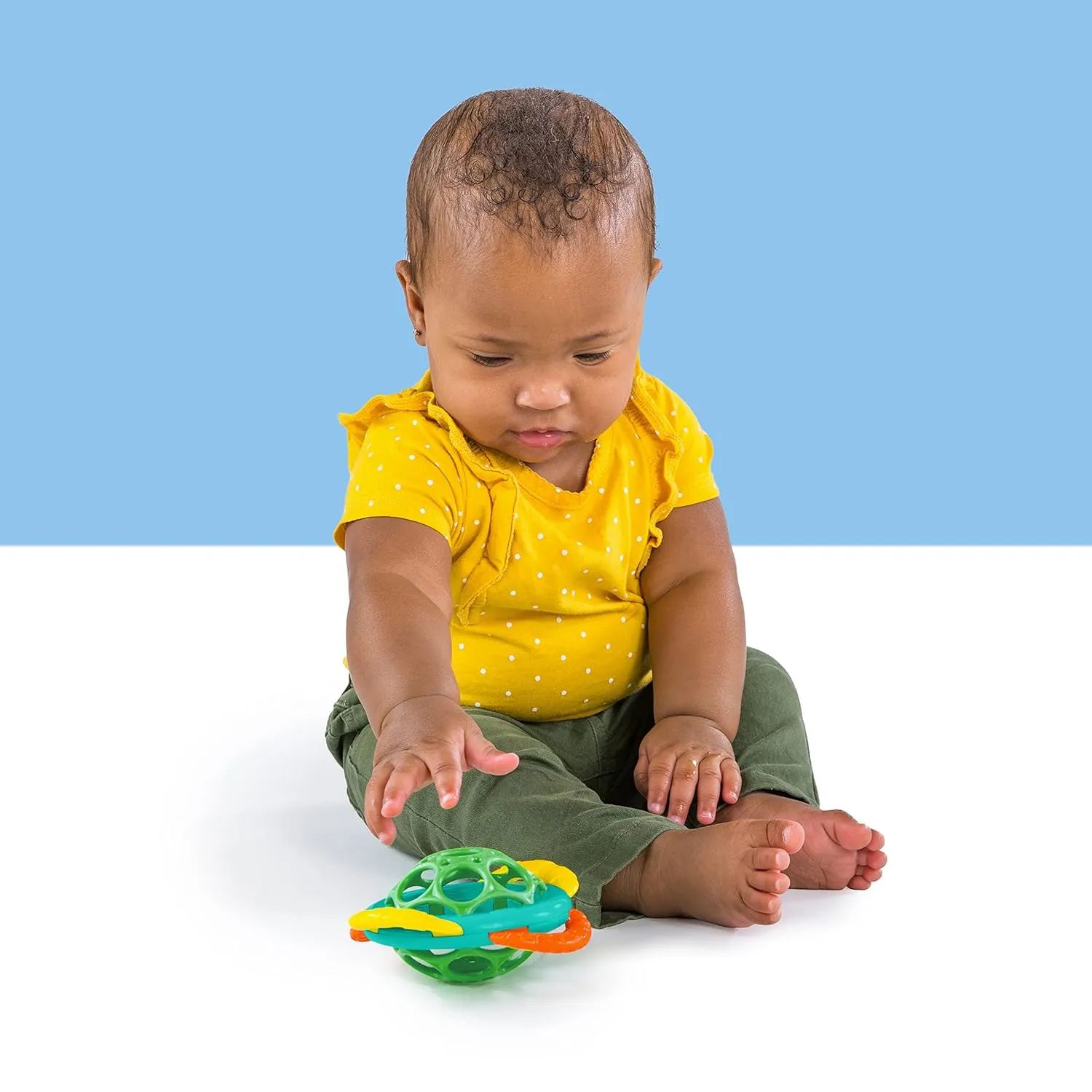 Bright Starts Soothers & Shakers 7pc Gift Set - BPA-Free Baby Rattles, Teethers and Stroller Toys, Unisex, Newborn 