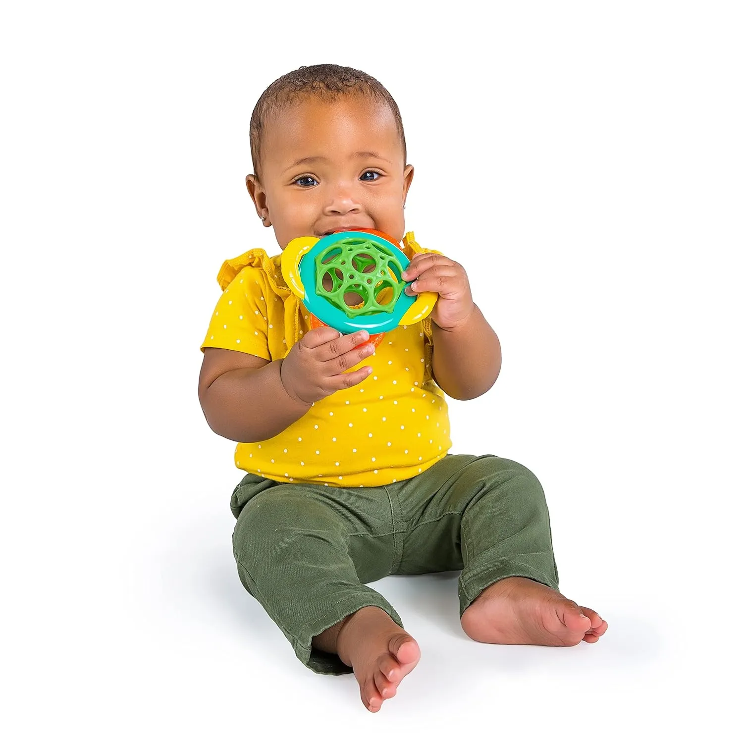 Bright Starts Soothers & Shakers 7pc Gift Set - BPA-Free Baby Rattles, Teethers and Stroller Toys, Unisex, Newborn 