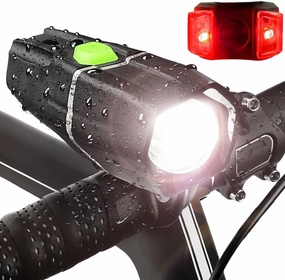Bright Eyes Ember - New Ultra Bright Bike Light - Improved Brightness & Runtime - 10  HRS on Standard Brightness - USB Rechargeable - Original & GoPro Compatible Mount Options - Small, Light & Bright
