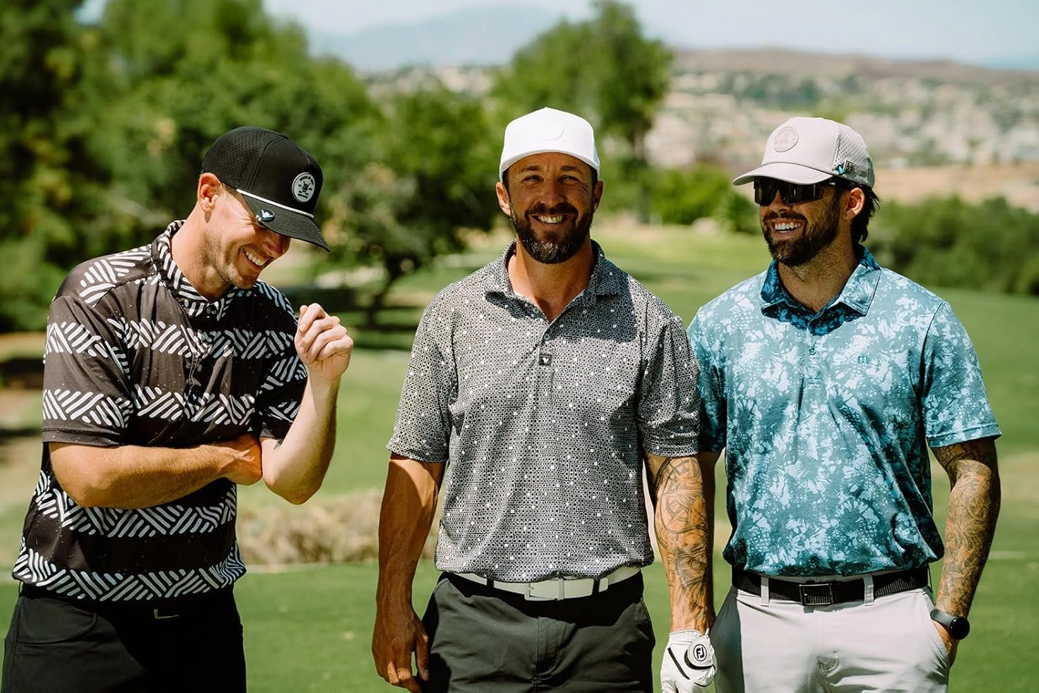BRIMZ Golf Performance Hat - Tee Holder & Magnetic Ball Marker - Breathable, Sweat & Water Resistant Golfing Snapback Hat